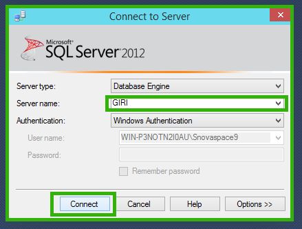 connect database engine